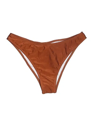 Pre-owned Unbranded Swimsuit Bottoms In Brown