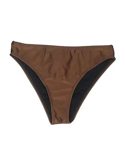 Pre-owned Unbranded Swimsuit Bottoms In Brown