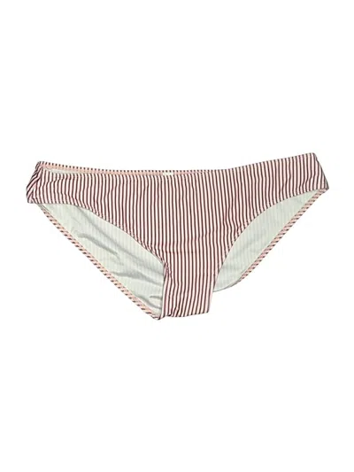 Pre-owned Unbranded Swimsuit Bottoms In Burgundy