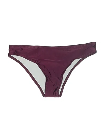 Pre-owned Unbranded Swimsuit Bottoms In Burgundy