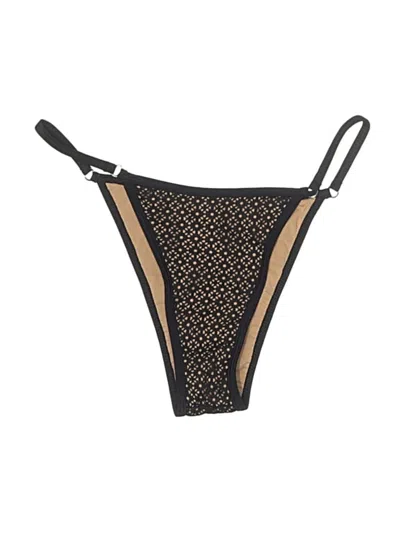 Pre-owned Unbranded Swimsuit Bottoms In Gold