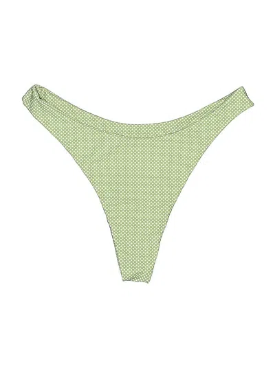 Pre-owned Unbranded Swimsuit Bottoms In Green
