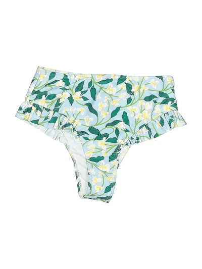 Pre-owned Unbranded Swimsuit Bottoms In Green