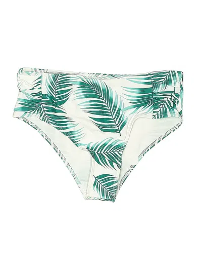 Pre-owned Unbranded Swimsuit Bottoms In Green