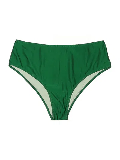 Pre-owned Unbranded Swimsuit Bottoms In Green