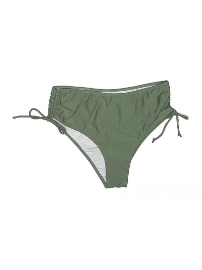 Pre-owned Unbranded Swimsuit Bottoms In Green