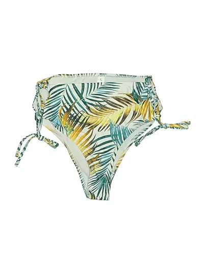 Pre-owned Unbranded Swimsuit Bottoms In Green