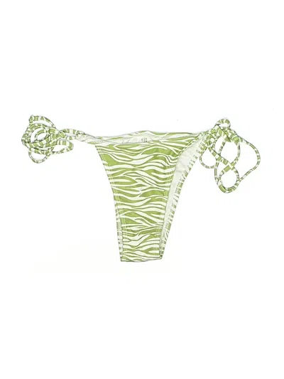 Pre-owned Unbranded Swimsuit Bottoms In Green