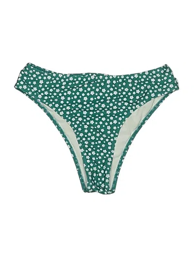 Pre-owned Unbranded Swimsuit Bottoms In Green