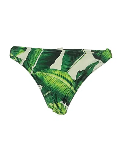 Pre-owned Unbranded Swimsuit Bottoms In Green