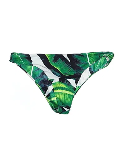 Pre-owned Unbranded Swimsuit Bottoms In Green
