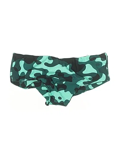Pre-owned Unbranded Swimsuit Bottoms In Green