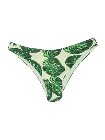 Pre-owned Unbranded Swimsuit Bottoms In Green