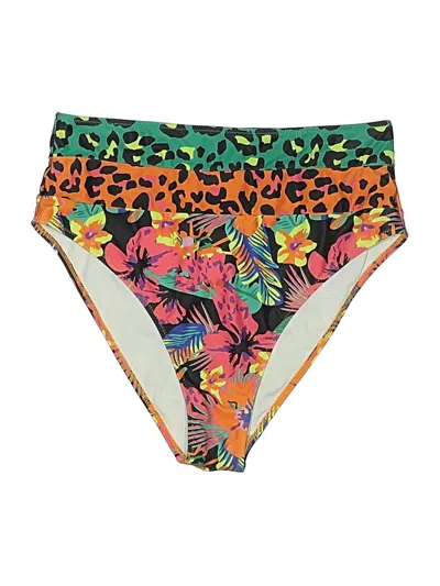 Pre-owned Unbranded Swimsuit Bottoms In Green