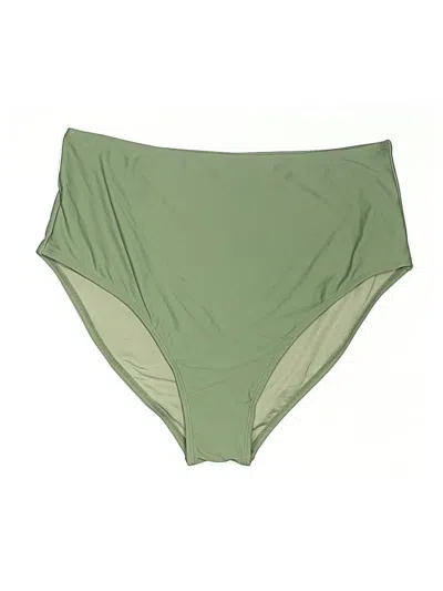 Pre-owned Unbranded Swimsuit Bottoms In Green