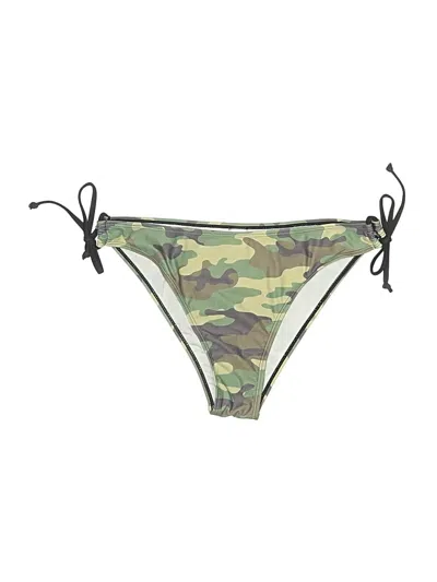 Pre-owned Unbranded Swimsuit Bottoms In Green