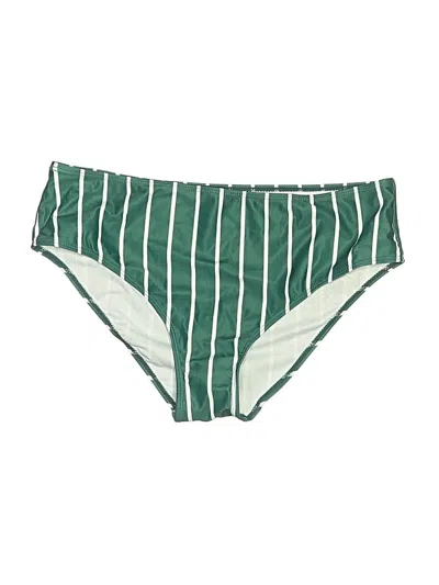Pre-owned Unbranded Swimsuit Bottoms In Green
