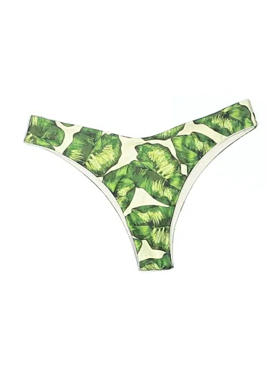 Pre-owned Unbranded Swimsuit Bottoms In Green