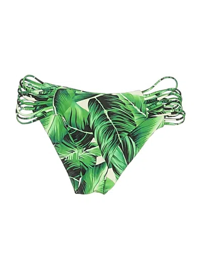 Pre-owned Unbranded Swimsuit Bottoms In Green