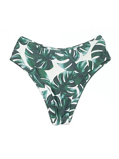 Pre-owned Unbranded Swimsuit Bottoms In Green