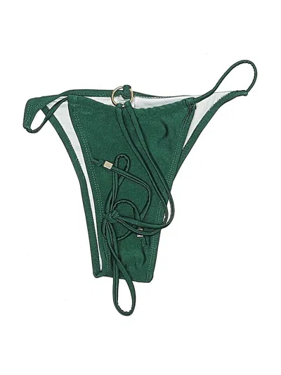 Pre-owned Unbranded Swimsuit Bottoms In Green