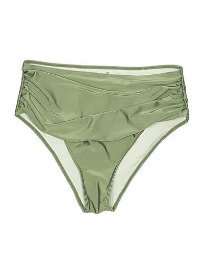 Pre-owned Unbranded Swimsuit Bottoms In Green