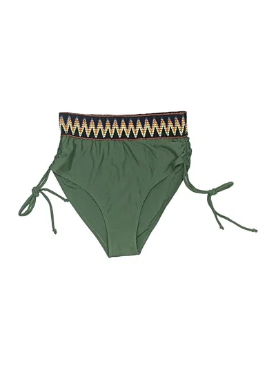 Pre-owned Unbranded Swimsuit Bottoms In Green