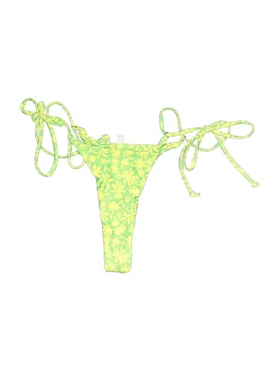 Pre-owned Unbranded Swimsuit Bottoms In Green