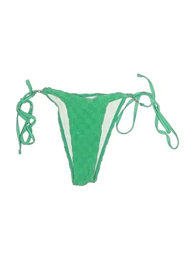 Pre-owned Unbranded Swimsuit Bottoms In Green