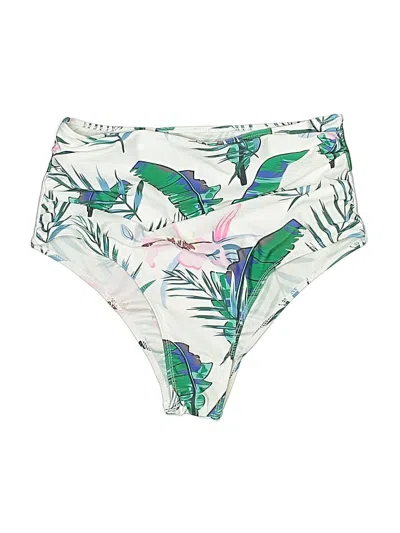 Pre-owned Unbranded Swimsuit Bottoms In Ivory