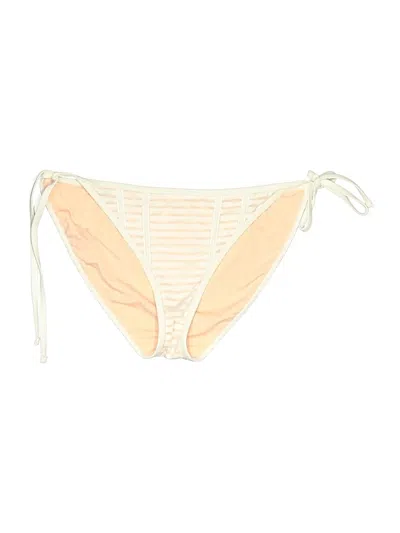 Pre-owned Unbranded Swimsuit Bottoms In Ivory