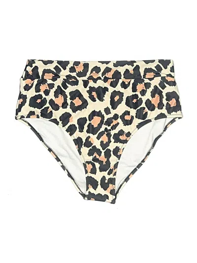 Pre-owned Unbranded Swimsuit Bottoms In Ivory
