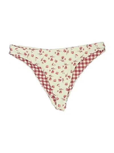 Pre-owned Unbranded Swimsuit Bottoms In Ivory