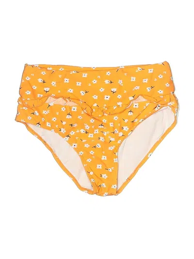 Pre-owned Unbranded Swimsuit Bottoms In Orange