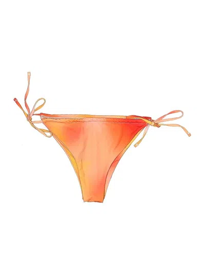 Pre-owned Unbranded Swimsuit Bottoms In Orange