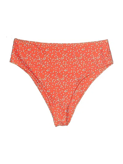 Pre-owned Unbranded Swimsuit Bottoms In Orange