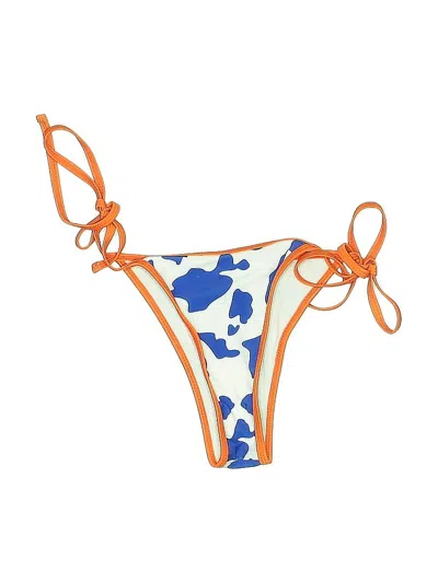 Pre-owned Unbranded Swimsuit Bottoms In Orange