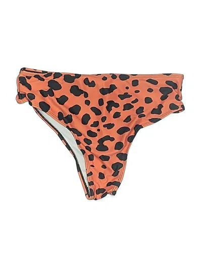 Pre-owned Unbranded Swimsuit Bottoms In Orange