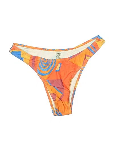 Pre-owned Unbranded Swimsuit Bottoms In Orange