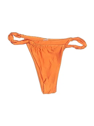 Pre-owned Unbranded Swimsuit Bottoms In Orange