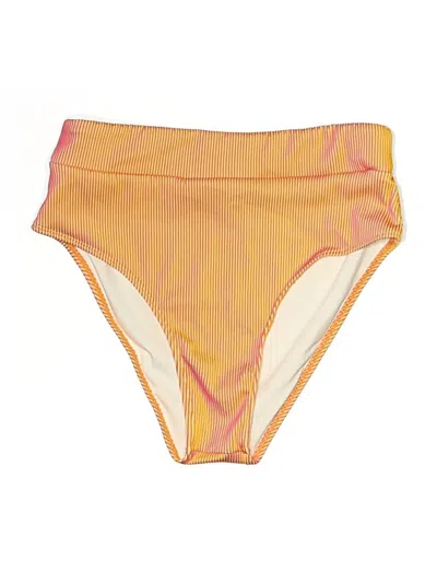 Pre-owned Unbranded Swimsuit Bottoms In Orange