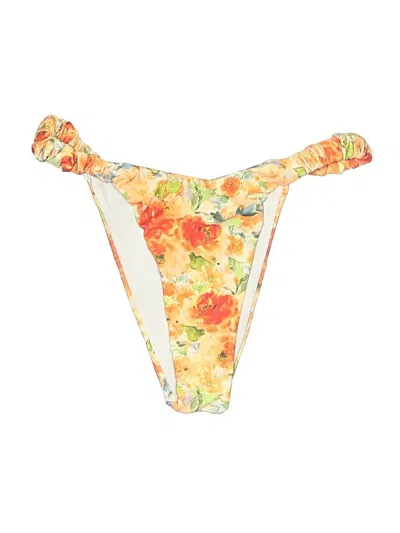Pre-owned Unbranded Swimsuit Bottoms In Orange