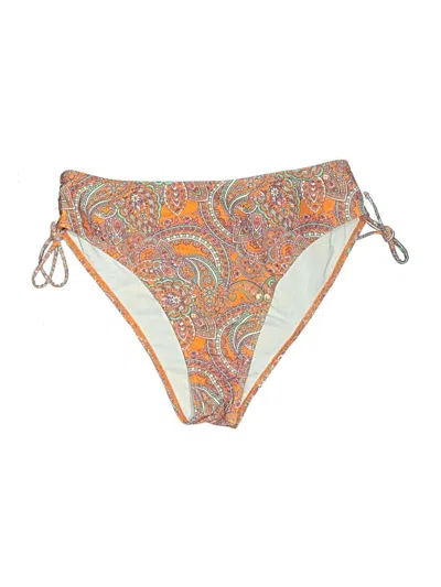 Pre-owned Unbranded Swimsuit Bottoms In Orange