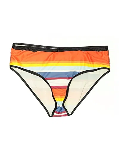 Pre-owned Unbranded Swimsuit Bottoms In Orange