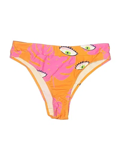 Pre-owned Unbranded Swimsuit Bottoms In Orange