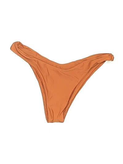 Pre-owned Unbranded Swimsuit Bottoms In Orange