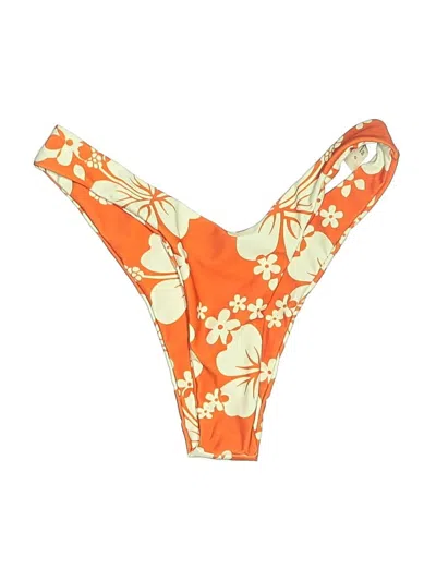Pre-owned Unbranded Swimsuit Bottoms In Orange