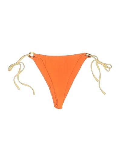 Pre-owned Unbranded Swimsuit Bottoms In Orange