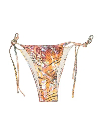 Pre-owned Unbranded Swimsuit Bottoms In Orange