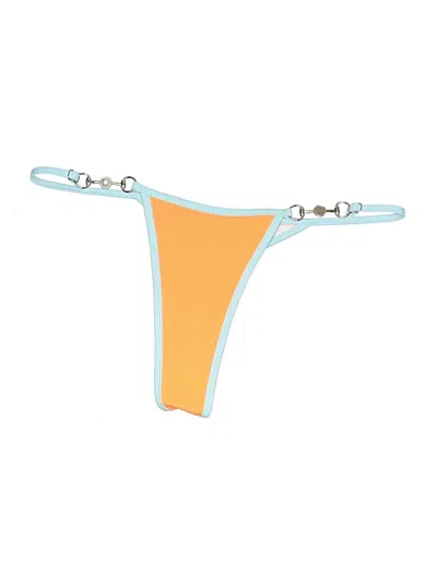 Pre-owned Unbranded Swimsuit Bottoms In Orange